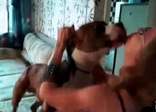Retriever gets to have her perfect pussy